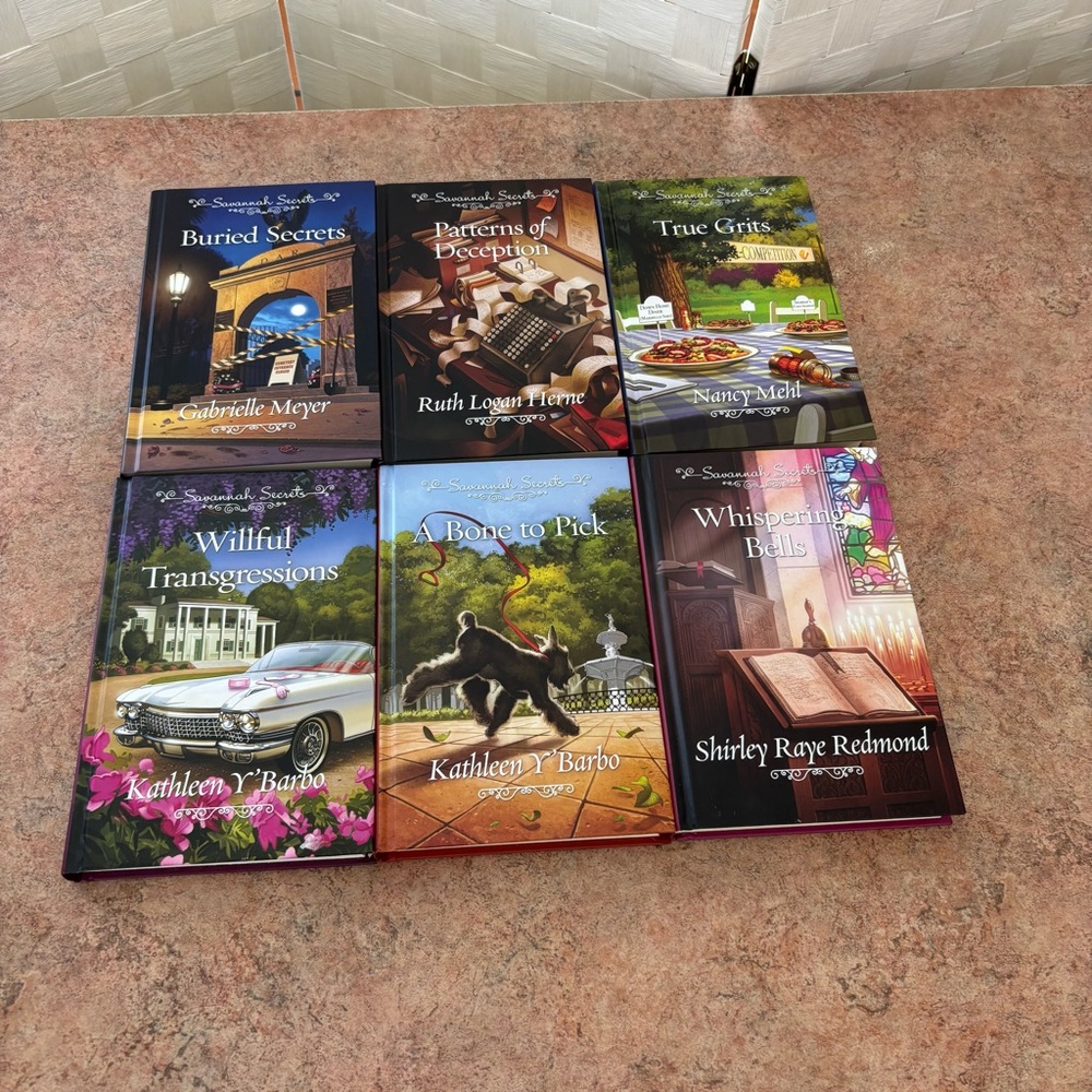 Savannah Secrets 6 hardcover mystery book bundle